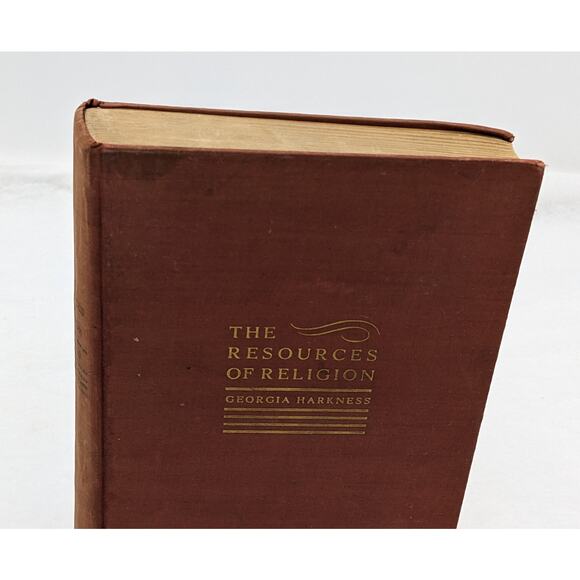 The Resources Of Religion By Georgia Harkness Methodist Theologian Vintage 1936 - Picture 15 of 16